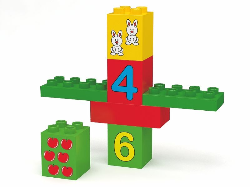 لگو حساب اعداد(55 قطعه)