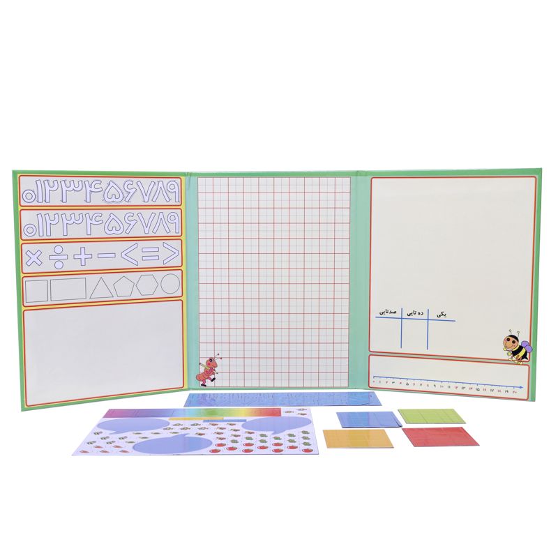 جورچین کتابی اعداد و علائم ریاضی آهنربایی